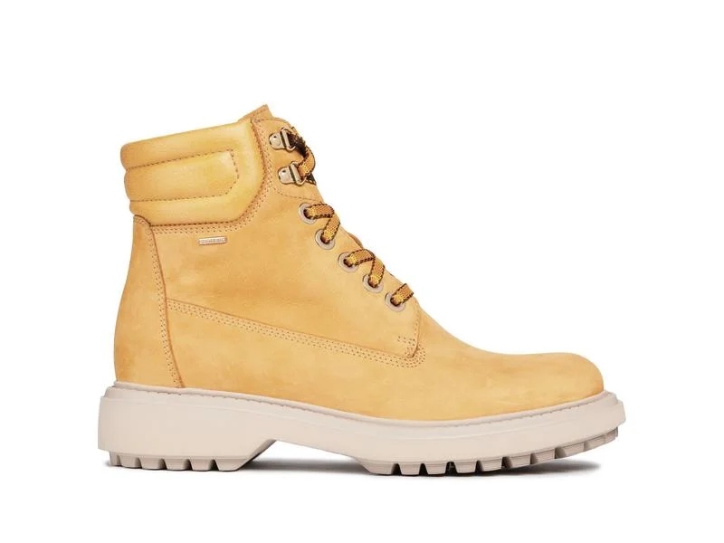 Geox Dámské kotníkové boty Asheely zateplené, voděodolné velikost 40 béžové