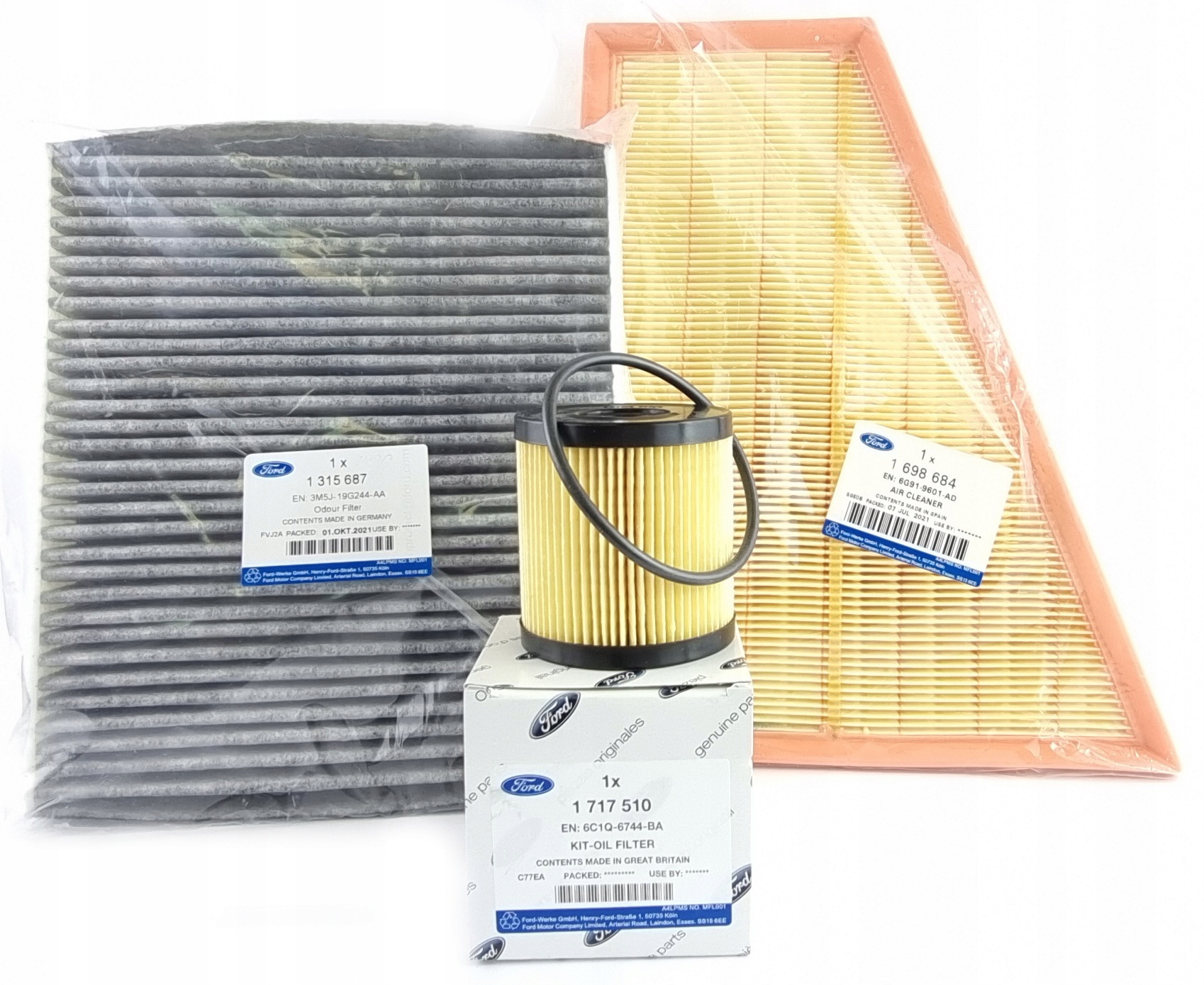 КОМПЛЕКТ 3 ОРИГИНАЛЬНЫЕ ФИЛЬТРОВ MONDEO Mk4 2.0 TDCI