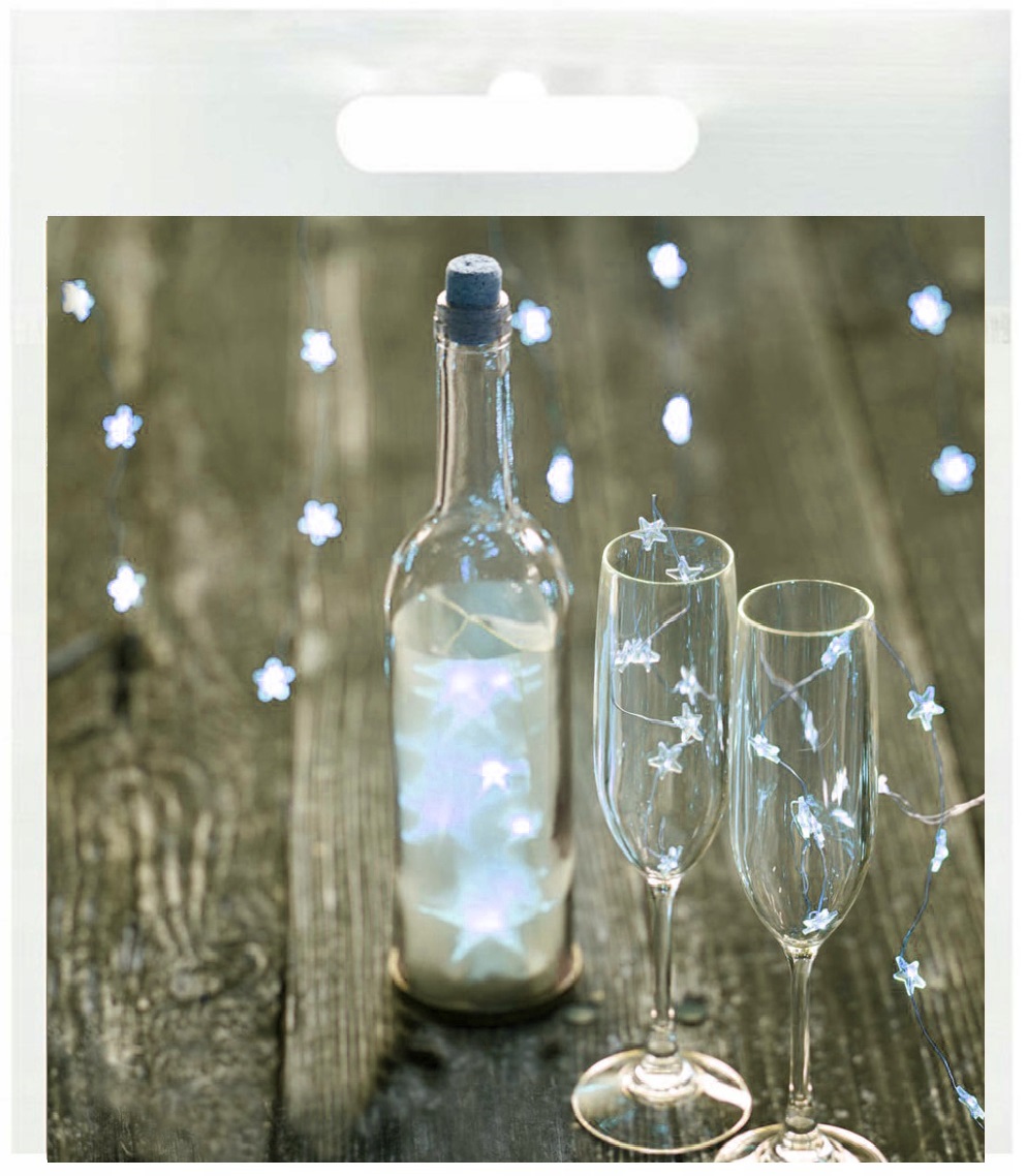 

Kurtyna Lampki wiszące Gwiazdki Girlanda Led 3x2m