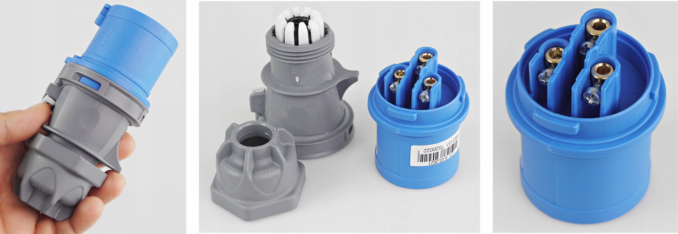 WTYCZKA CAMPING CEE PRZENOŚNA WTYK 32A 3P IP44 Rodzaj siłowa