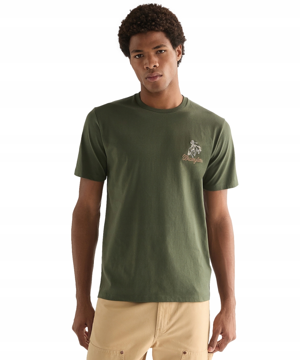Tričko Wrangler Embroidery Tee 112377989 Deep Depths XXL