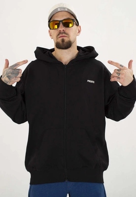 Mikina Prosto S kapucí Zip Brons černá