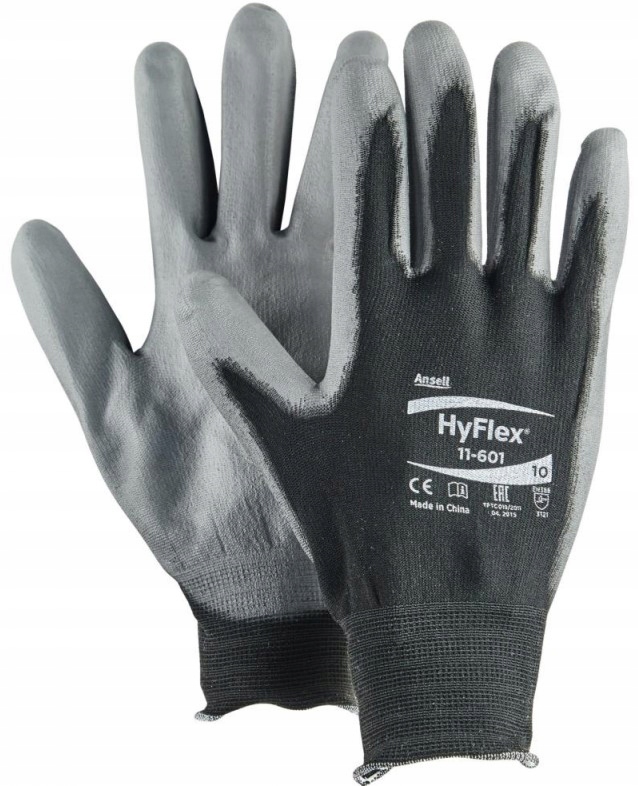 Ochranné, potažené montážní rukavice Hyflex Ansel