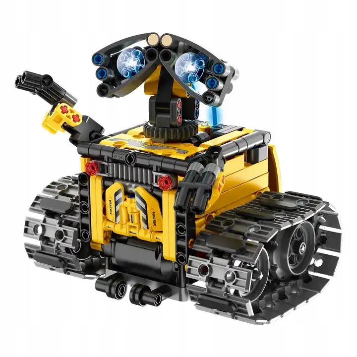 KLOCKI ROBOT ZDALNIE STEROWANY ZABAWKA 4W1 672EL DO PROGRAMOWANIA Baterie 2xAA 1.5V