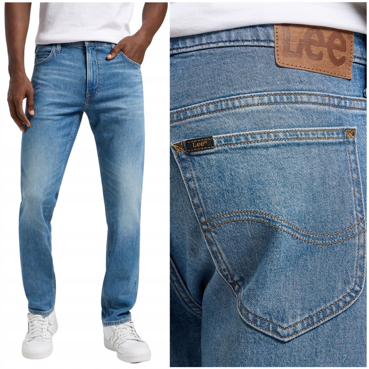 Lee Rider Summer Fun lehce přiléhavé tenké džínové kalhoty W33 L30