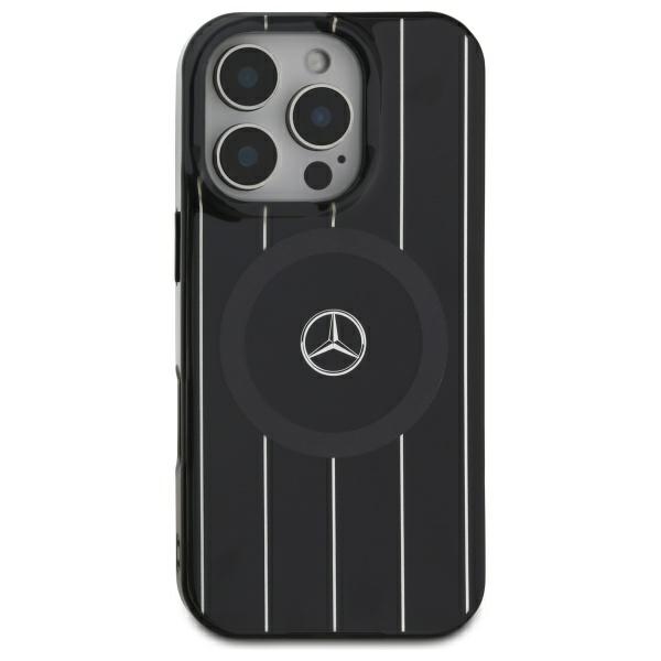 Mercedes MEHMP16S23HRSK iPhone 16 6,1" černý/černý pevný obal Mb Double L