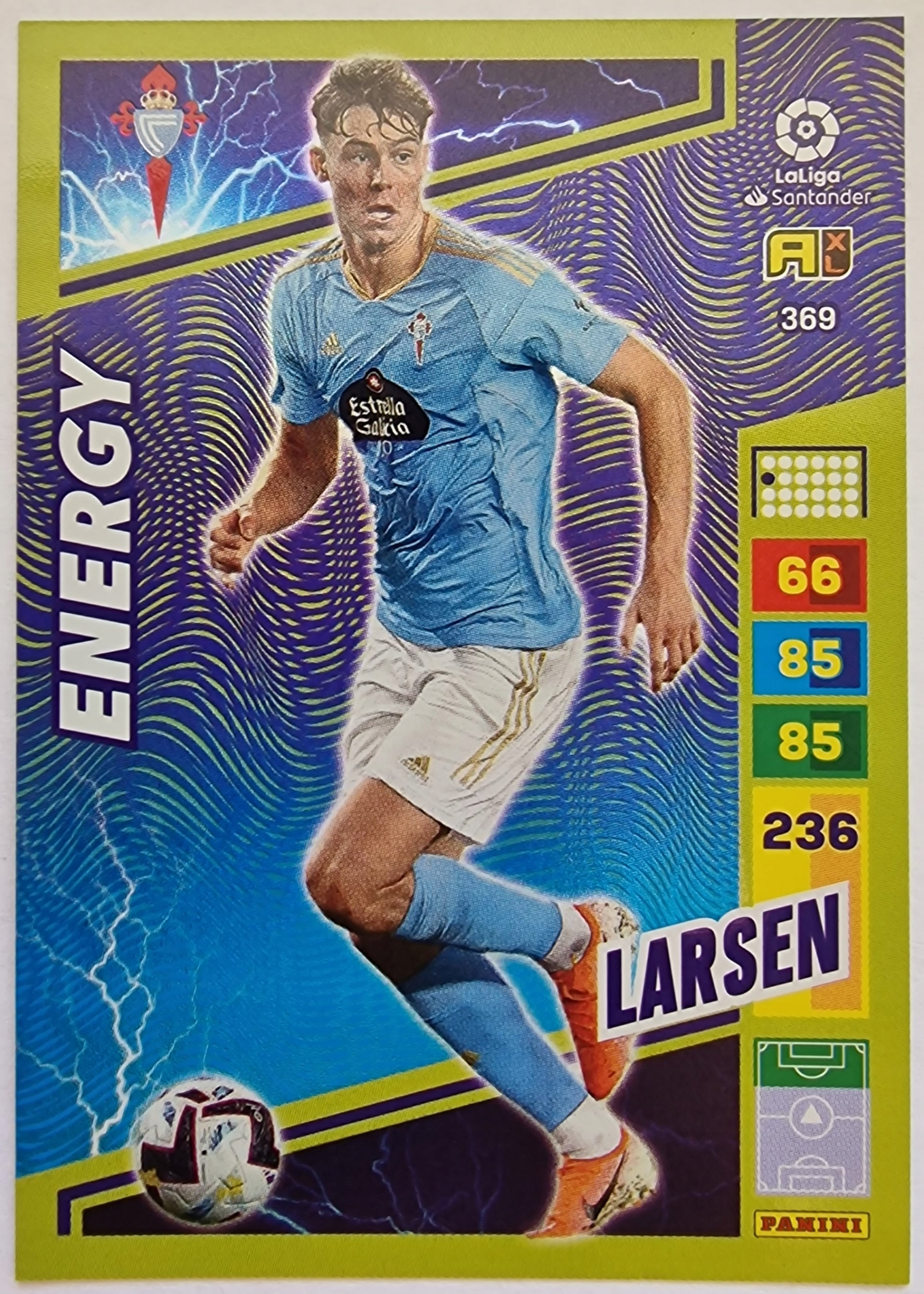 LA1 Larsen Celta Vigo Panini La Liga 2023 Energy