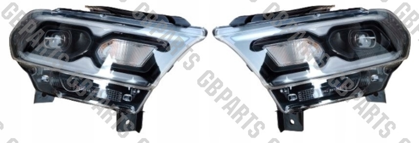 Led Lampy Komplet Černá Pravá Levá Dodge Durango 2021 2022-