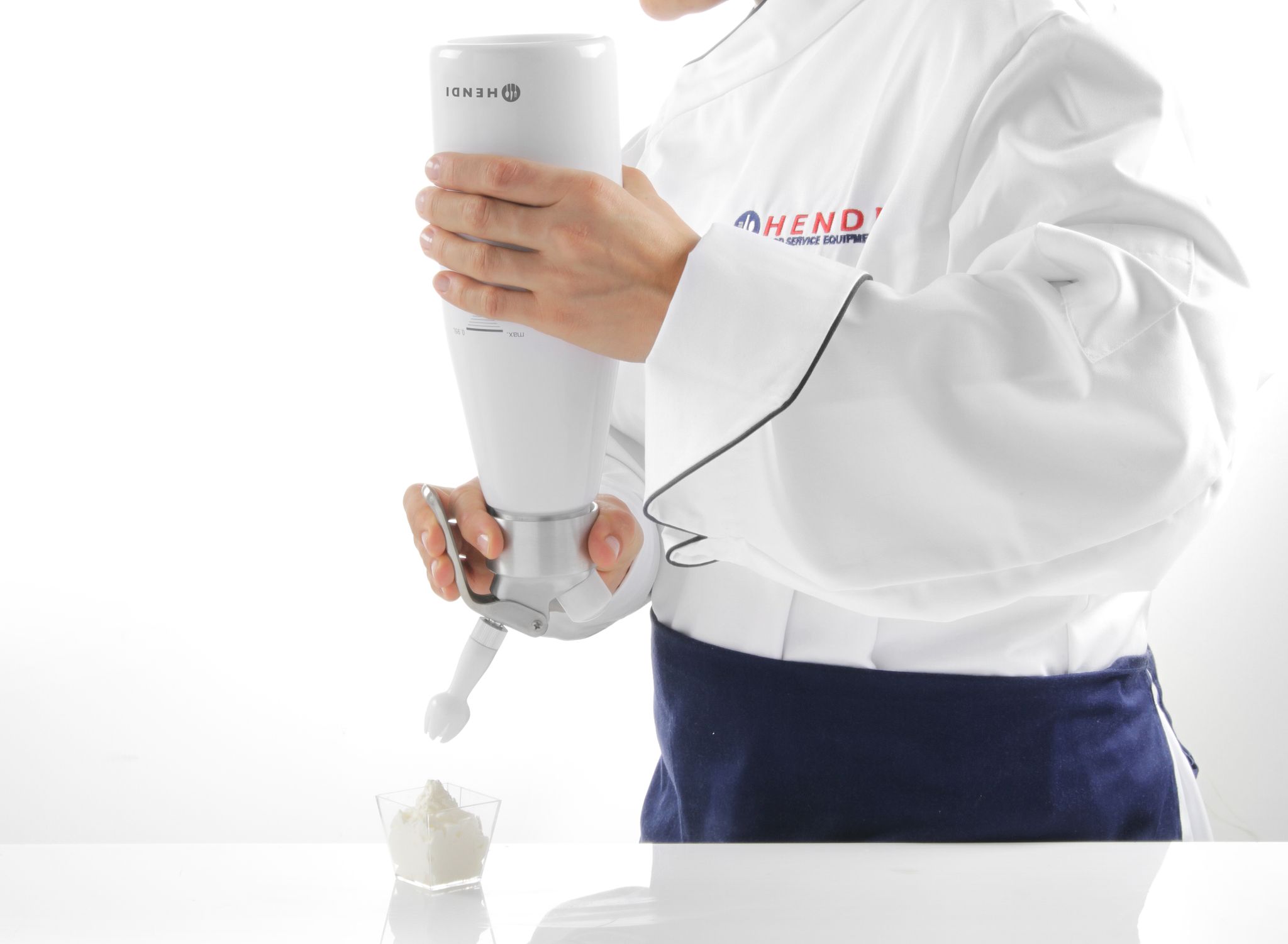 Syfon do bitej śmietany 0,25 l HENDI Przeznaczenie do bitej śmietany