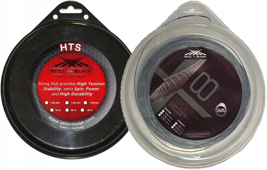 Tenisový Výplet Still In Black Hybride Hts X8 1,20/1,30 MM 200 M 2 Kusy