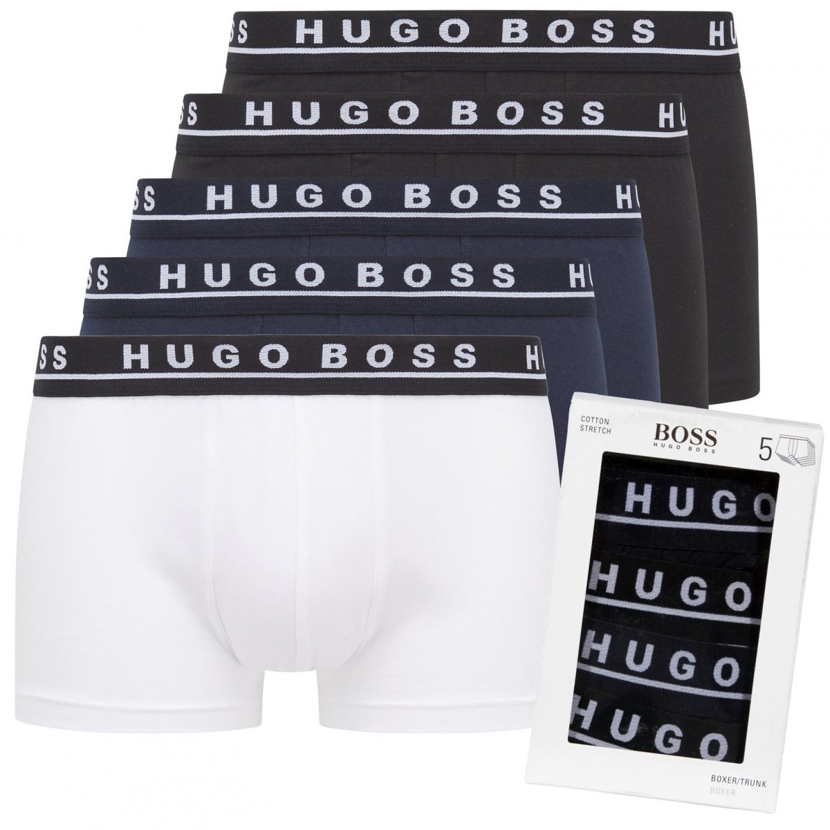 Hugo Boss pánské boxerky sada 5 ks krabička 50470072 S