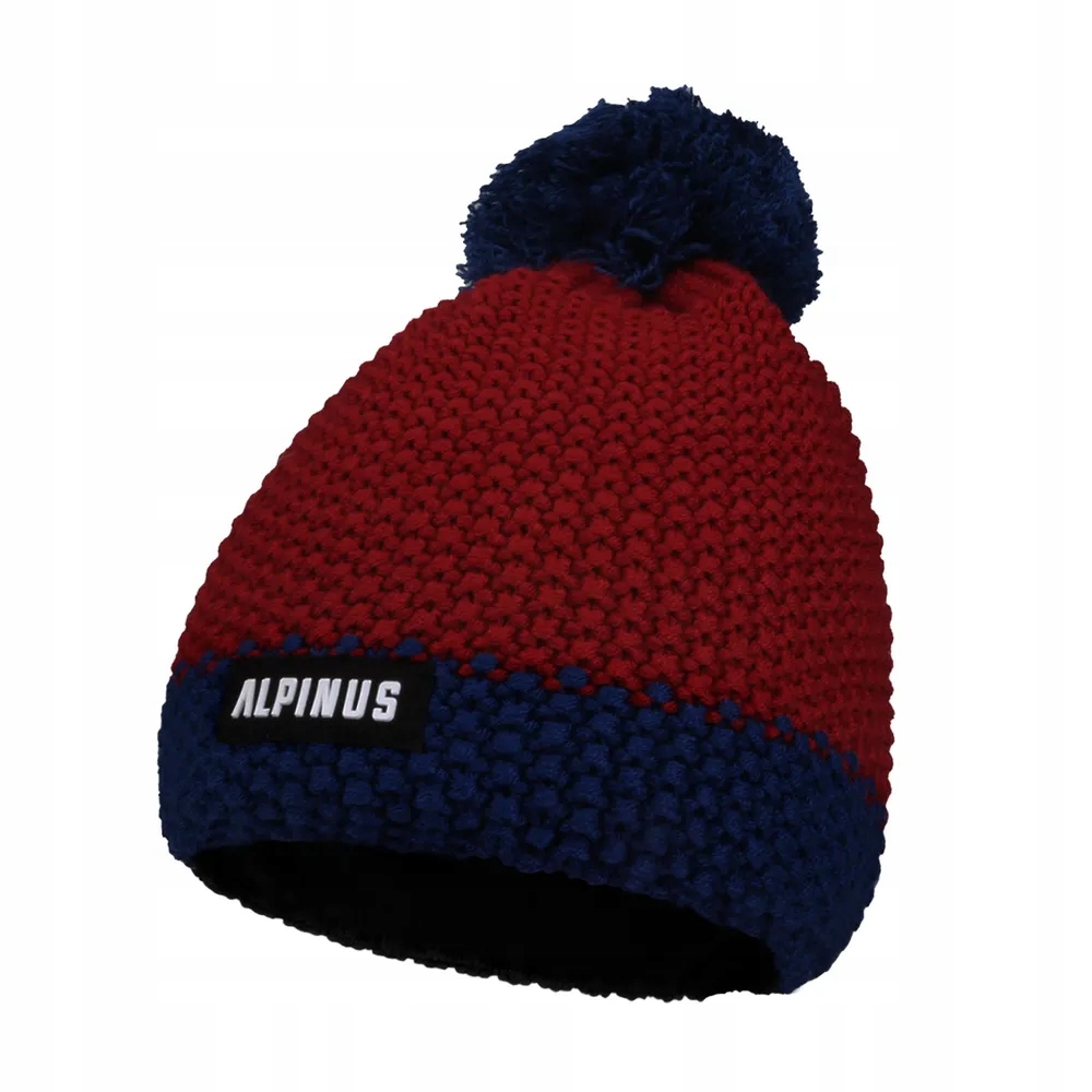 Zimowa czapka Alpinus Mutenia Merino czerwona S/m