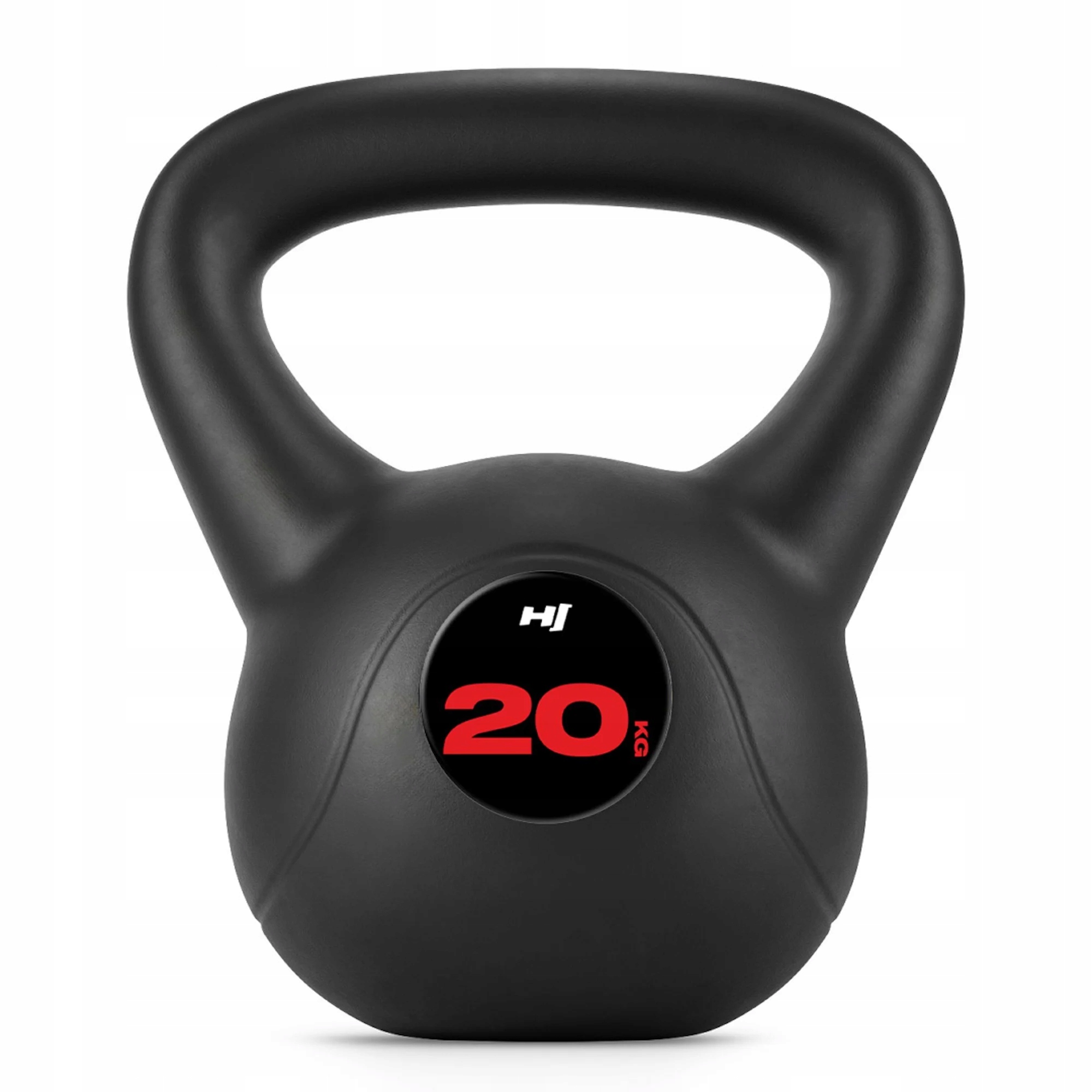 Kettlebell 20kg winylowy odważnik uchwyt do ćwiczeń treningu ketla