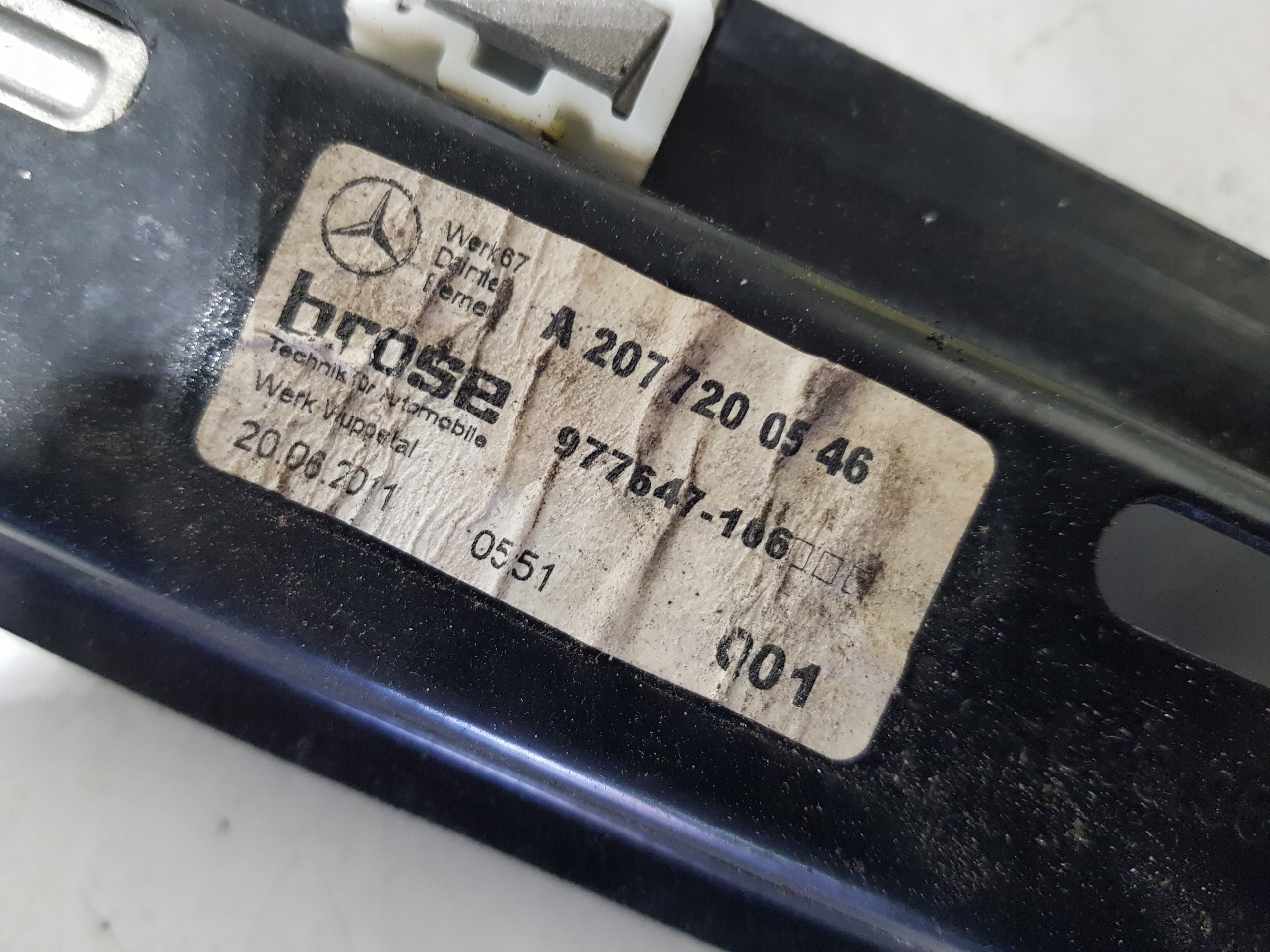 mechanism windows left front front driver´s MERCEDES W207 A2077200546