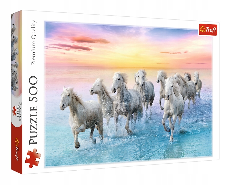 

Puzzle 500: Białe konie w galopie (37289)