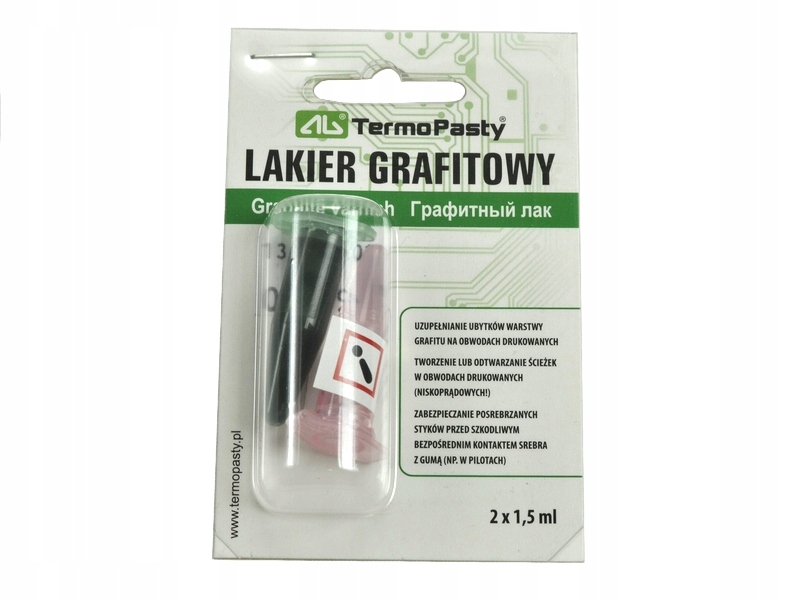 

Lakier grafitowy do naprawy ścieżek Ag Termopasty