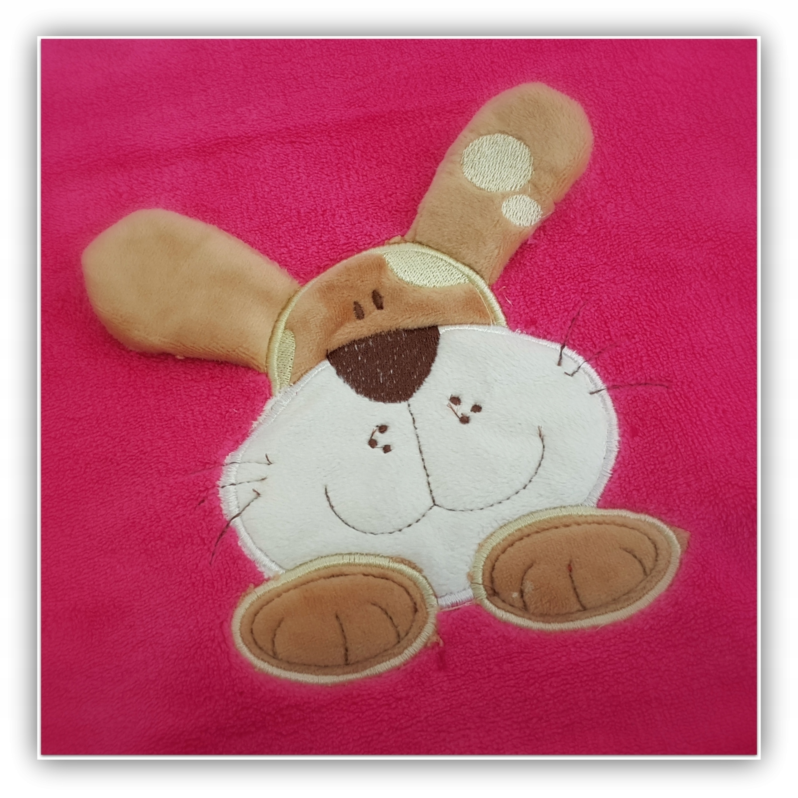 KOCYK NIEMOWLĘCY MIĘKKI MIKROFIBRA PIESEK RÓŻOWY