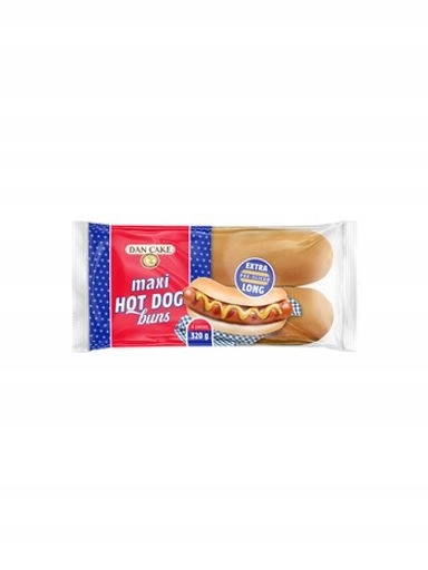Levně 4x Dan Cake Maxi Hot Dog 320g