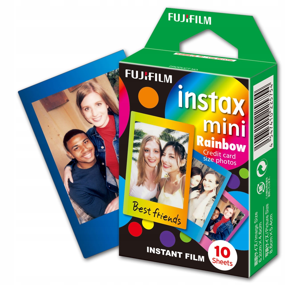 

10x Film Wkład Fujifilm Instax Mini Rainbow 10 zdj