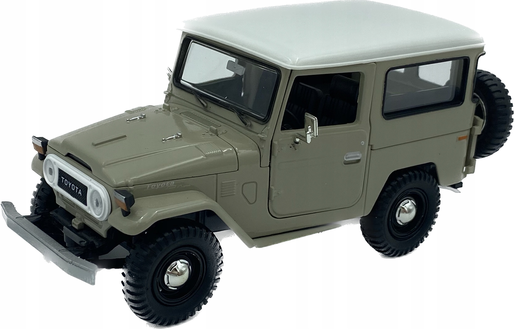 Toyota Fj 40 Hard Top 1:24 beige Motormax 79323