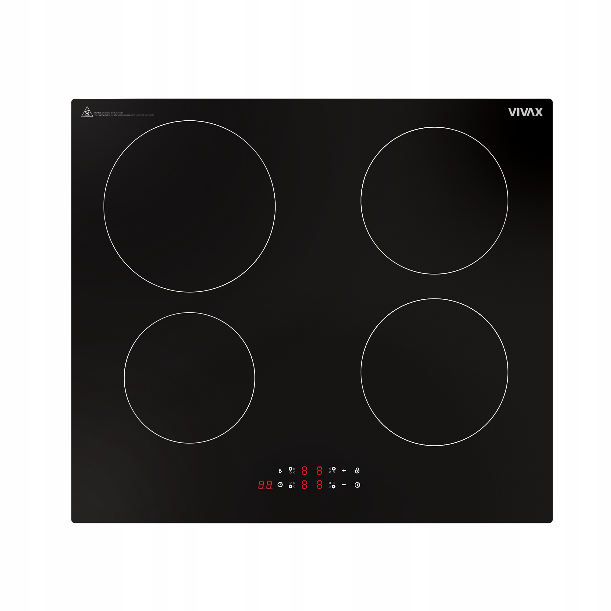 Płyta indukcyjna do zabudowy 60cm Vivax BH-04MIN | BOOSTER | TIMER 230/400W EAN (GTIN) 5905159324029