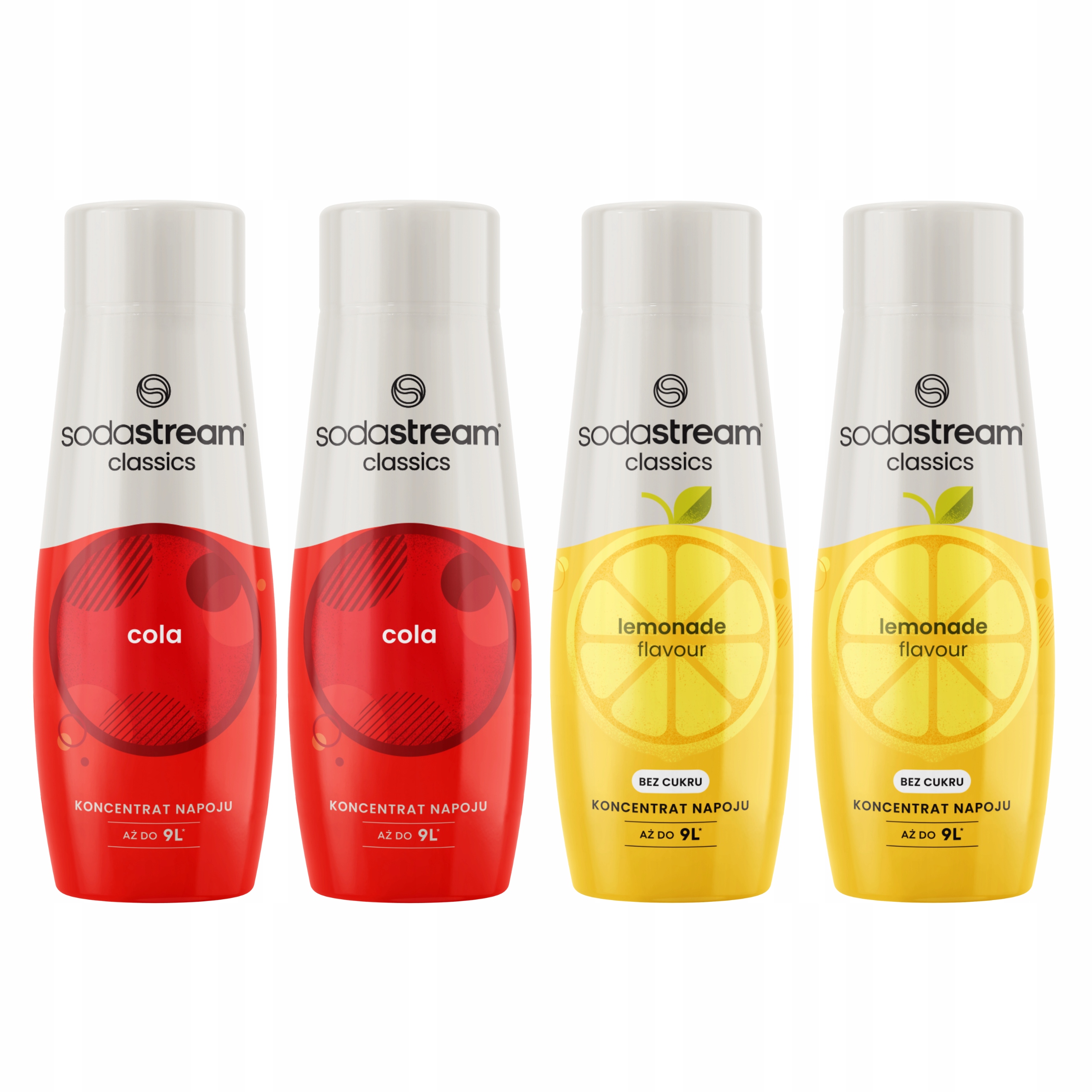 SodaStream Sada 4 sirupů 2x (Cola Lemonade) pro perlivou vodu 440 ml