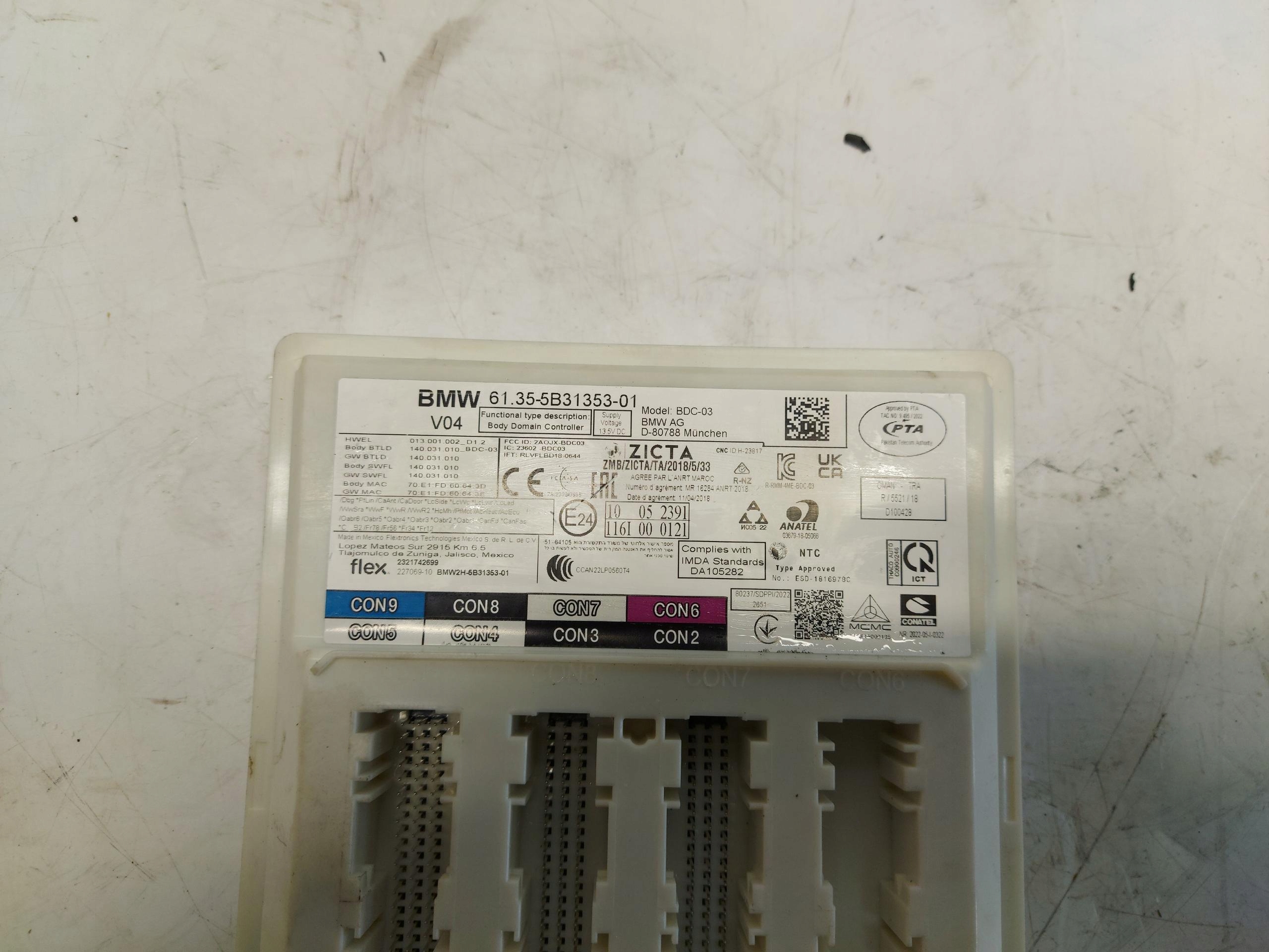 BMW G20 LIFT m340xd module control unit BSI 5B31353