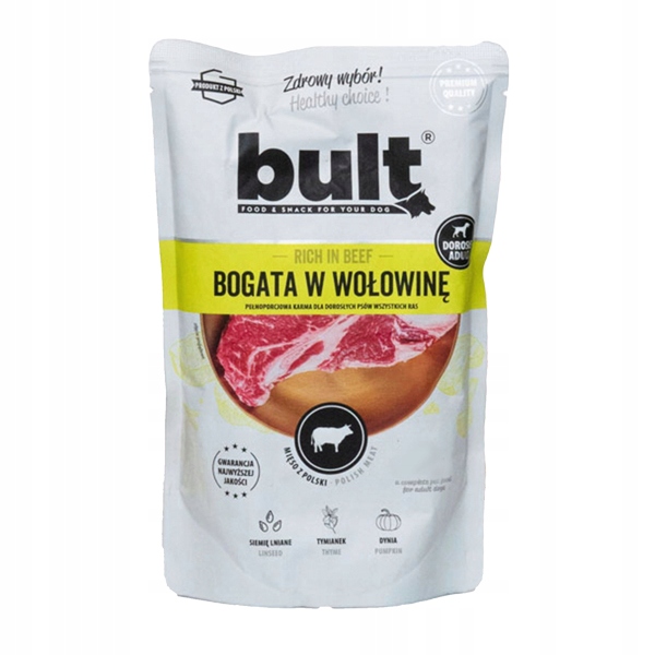 BULT Mokra karma dla psa Mix smaków 48x100g Smak jagnięcina