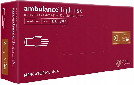 

Rękawice lateksowe grube rękawiczki High Risk XL