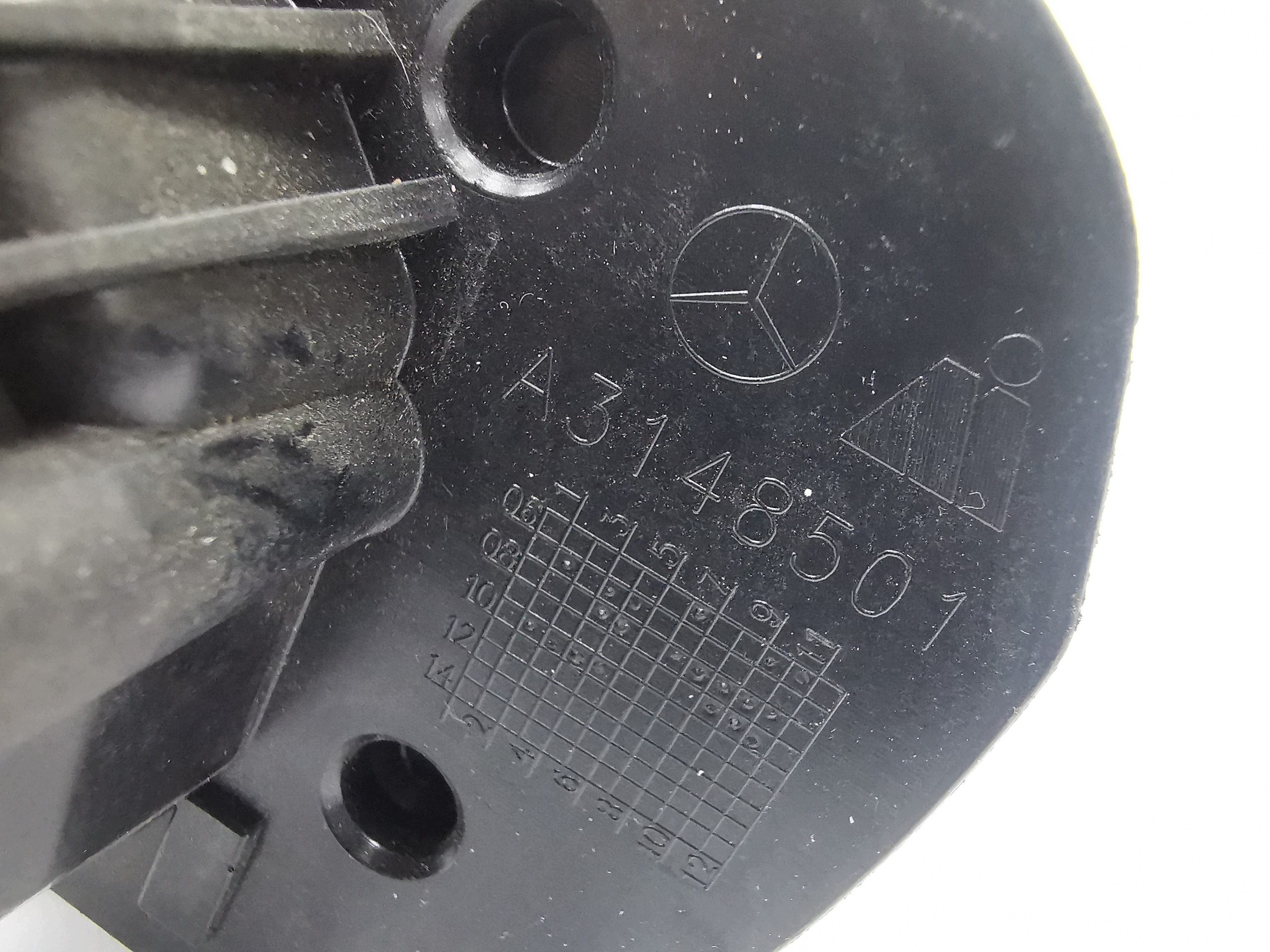 cover mirrors left support MERCEDES W169 A KLASA / A3148501 7-PIN