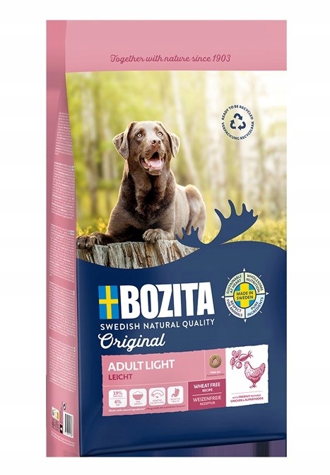 Levně Bozita Original Adult Light Kuře suché krmivo pro psy 12 kg