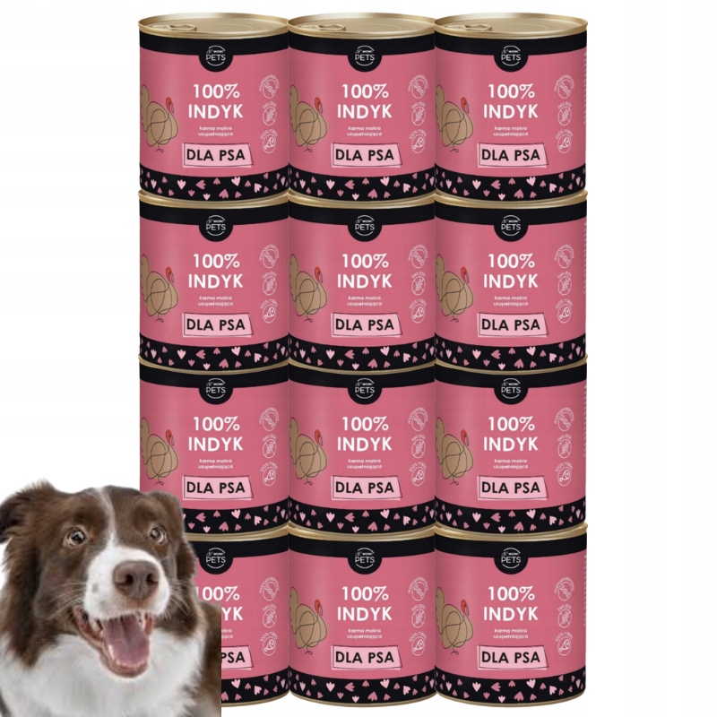 Levně Mokré Krmivo pro psy Barf Krůta 100% 850 g sada 12 kusů