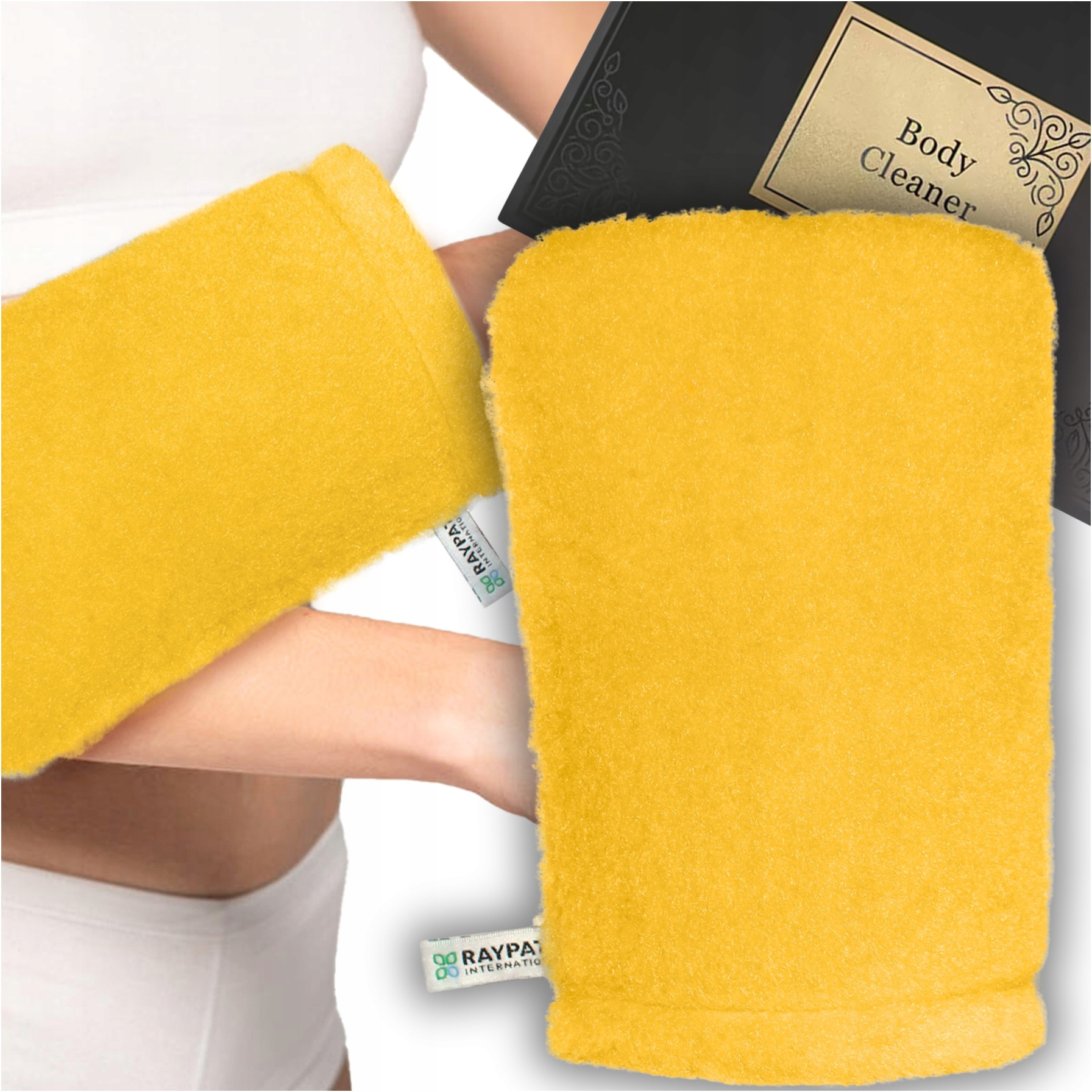 Raypath Rukavice Body Cleaner pro peeling celého těla a čištění pokožky