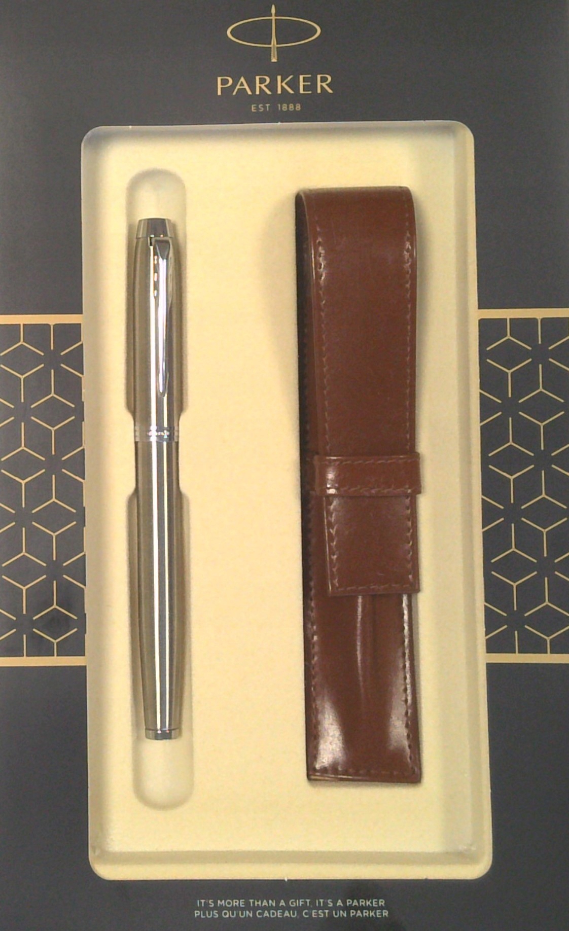 Pióro wieczne Parker IM metal Ct 10776081 Szary z etui Pagani M