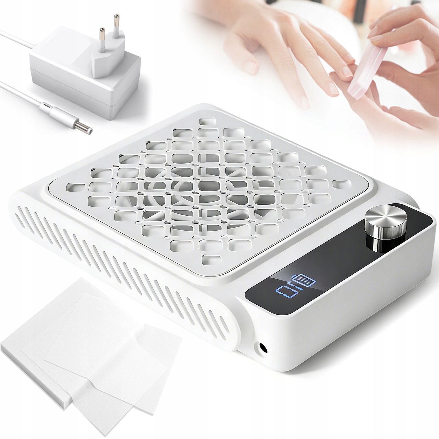 Odsávačka Prachu Pro Manikúru Na Nehty 48 W S 30 Filtračními Papíry
