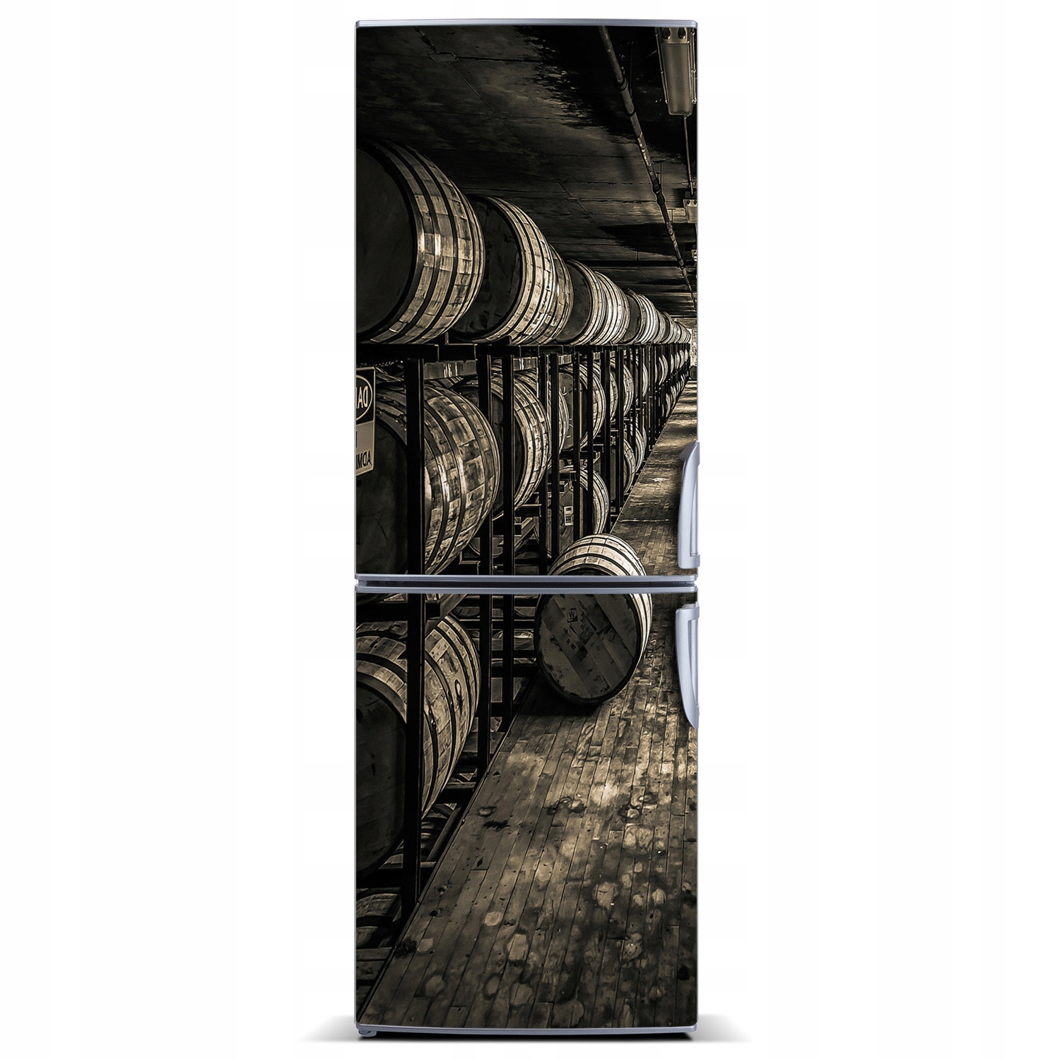 

Tapeta magnetyczna lodówkę Beczki Burbon 60x180