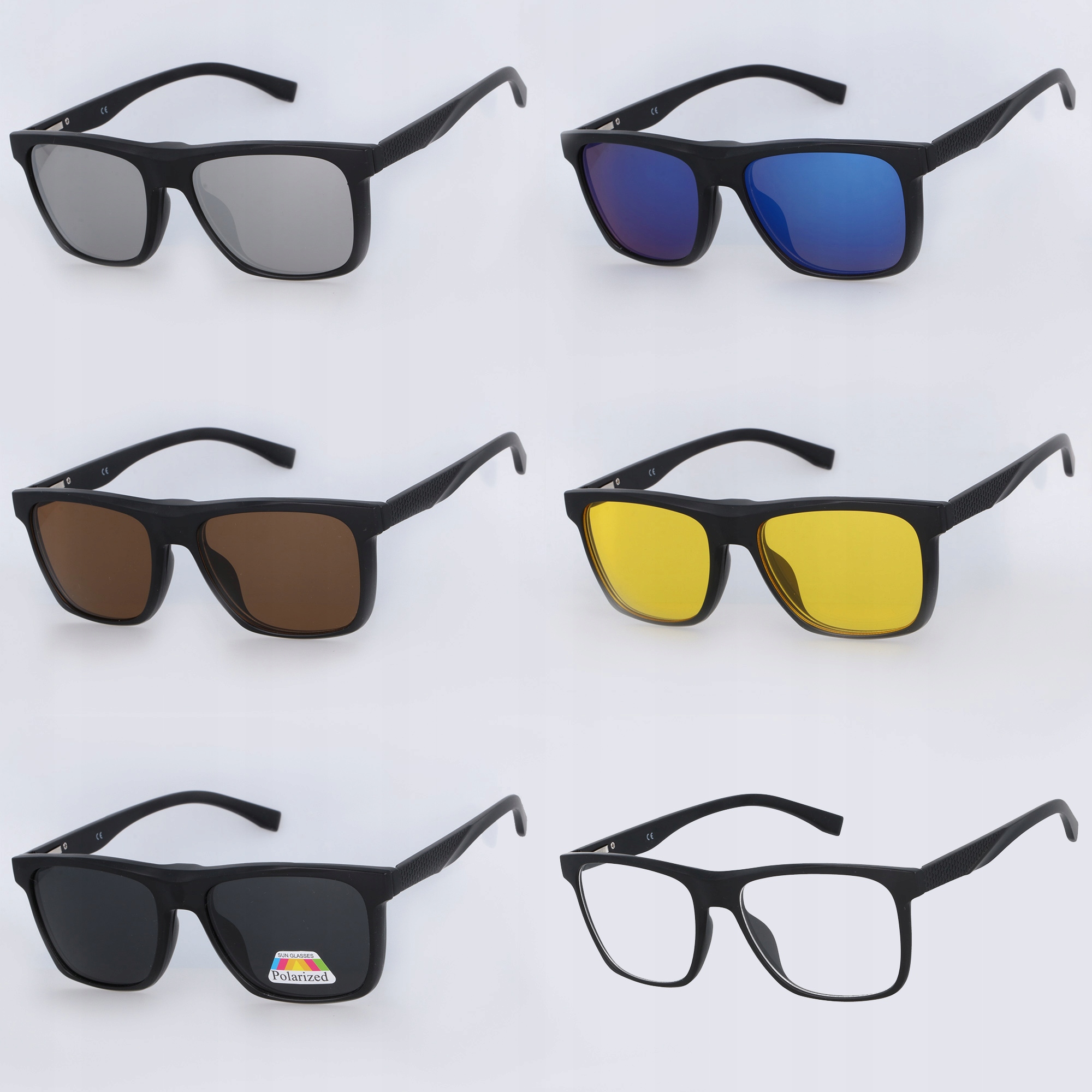 Nakładki NA OKULARY POLARYZACYJNE DLA KIEROWCÓW Waga produktu z opakowaniem jednostkowym 1.01 kg