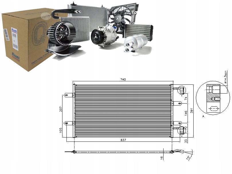 NIS94678 Chladič Klimatizace Nissan Primastar Asistent řidiče #33