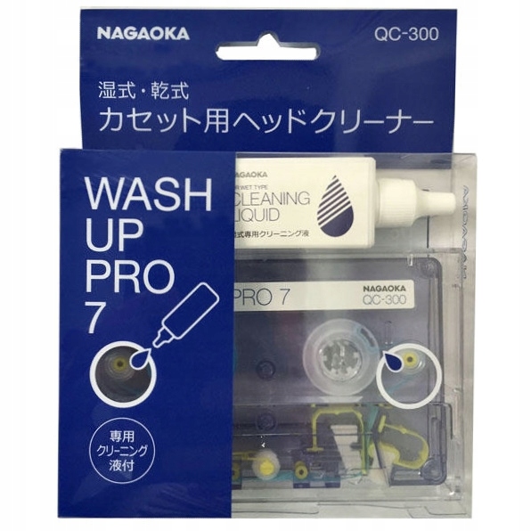 Kaseta czyszcząca do głowic magnetofonowych: Nagaoka Wash Up Pro 7