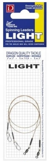 Przypon Dragon 1x7 Surflon 9kg Light 20cm