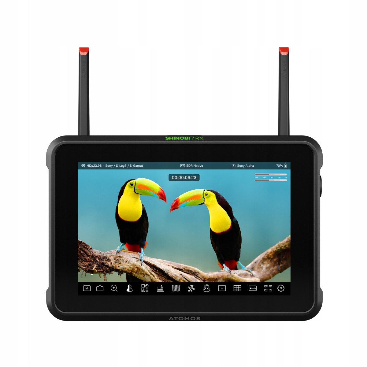 Náhledový monitor Atomos Shinobi 7 Rx 7" 2200nit