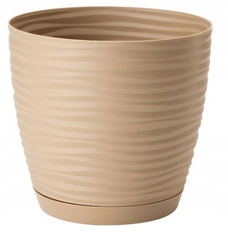 

Doniczka Podstawek Dziura Plastikowa Kremowa 13cm