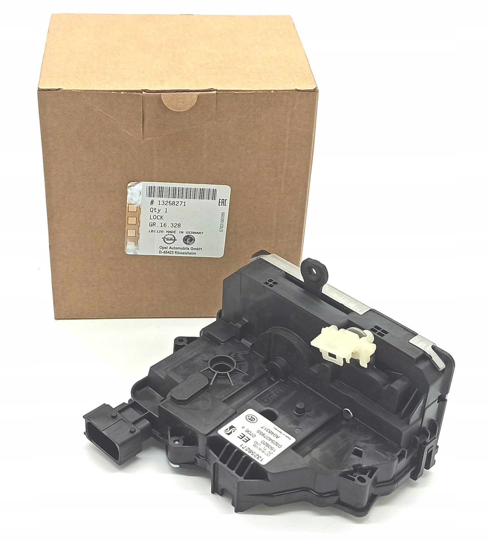 ZAMEK DRZWI LEWY PRZÓD OPEL CORSA D MERIVA B 6PIN