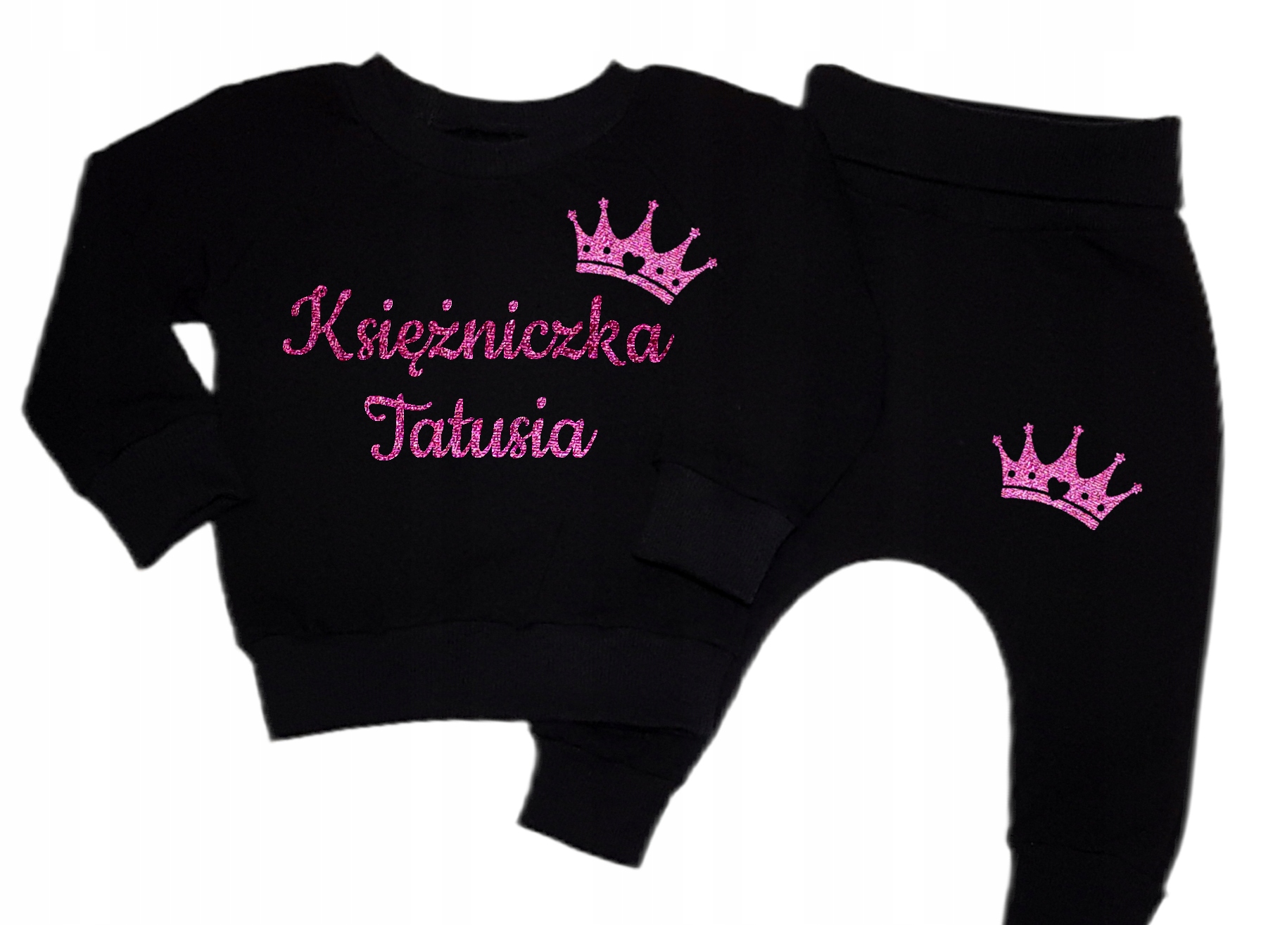 

Dres Księżniczka Tatusia bluza + spodnie baggy 74