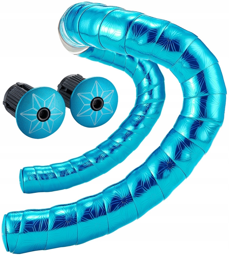 Omotávka řídítek Supacaz Prizmatik Tape 2160x2,5 mm modrá zátky