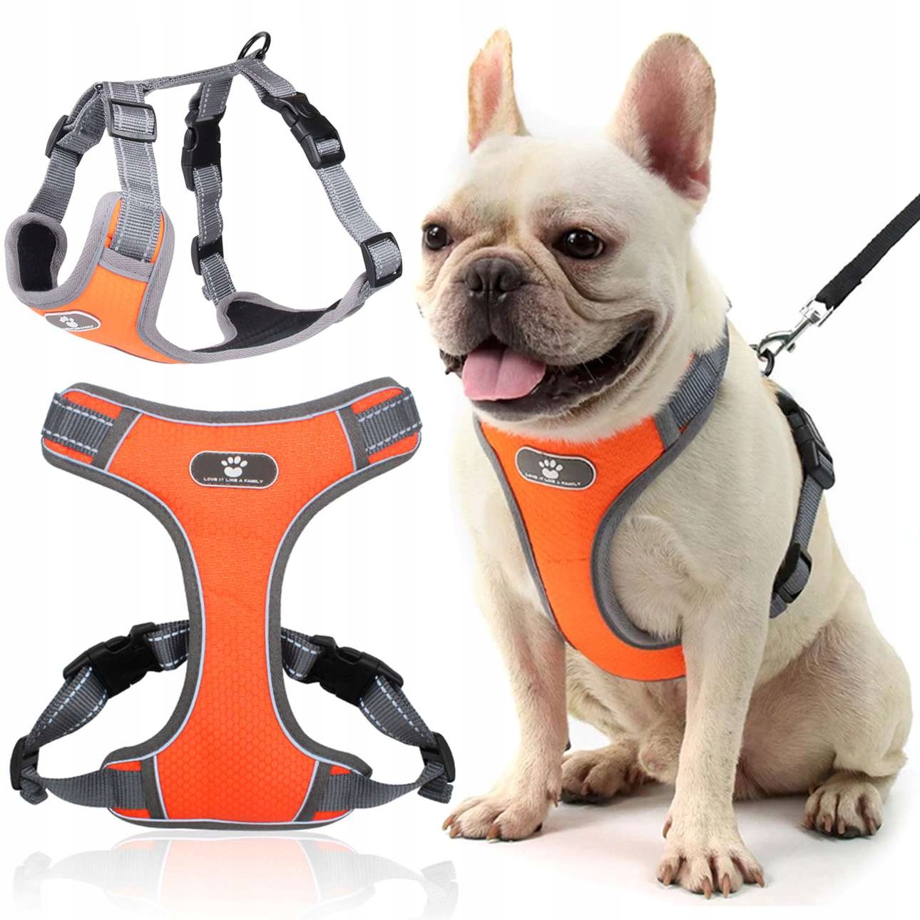 Levně Postroje Pro Psa Silné Typu Guard Vycházkové Beztlakové Nastavitelné, Velikost M