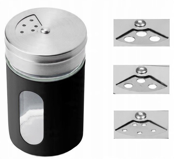 

Przyprawnik Szklany Alcano Ndz Czarny 90ML