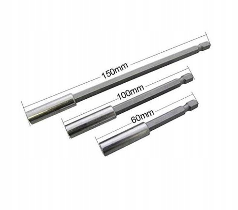 PRZEDŁUŻKA UCHWYT MAGNETYCZNY DO BITÓW 1/4 3SZT Stan opakowania oryginalne