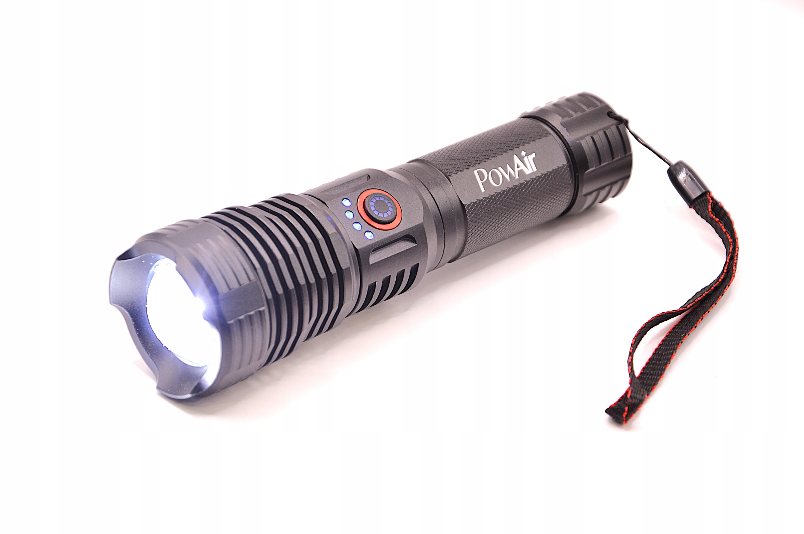 Mocna Latarka Wojskowa Laser Pro – Z Powerbankiem 5000mAh od Powair