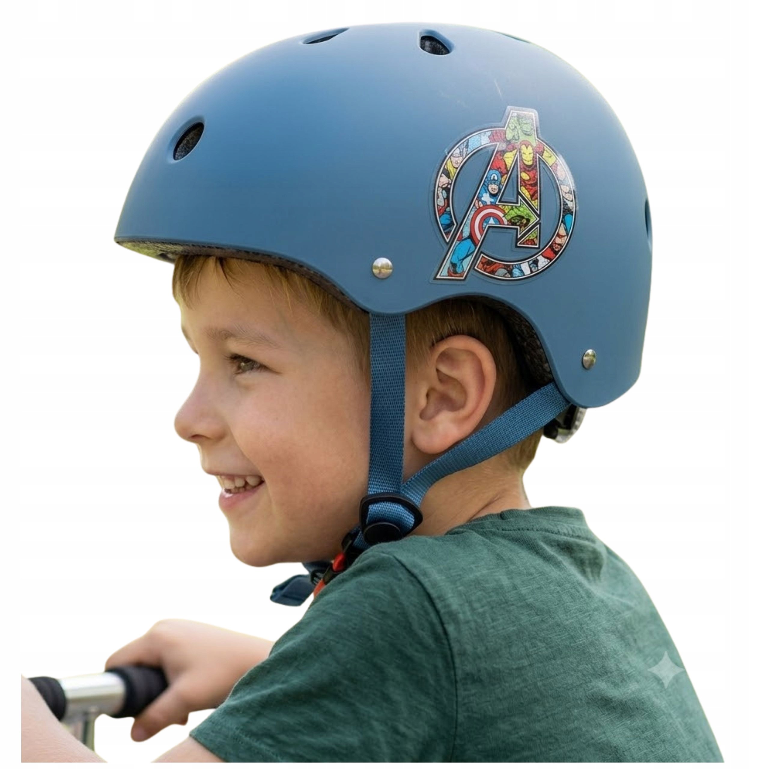 Kask Sportowy M 52-56 cm Na Rower Hulajnogę Avengers Marvel
